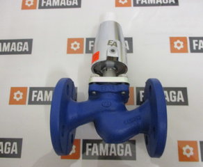 PRESSURE ACTUATED VALVE, DN32, SK63-BRASS, CAST IRON / PTFE, PN16, TO REST AGAINST MEDIUM  END-Armaturen