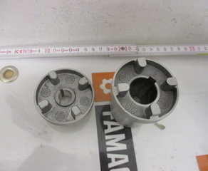 Kupplungshälfte, motorseitig Alu
ND65C
Motornabe d=65mm
Motor 2,2-4kW, BG110-112
Welle d=28 mm PF8mm OMT